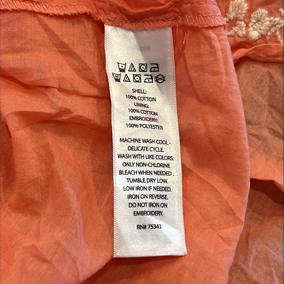 ⭐️ New Lucky Brand Cotton Lined Casual Dress Size Large - Picture 6 of 7